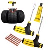 Flat Tire Repair Kit,Heavy Duty Car Flats Tire Plug Kit