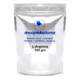 Encapsuladoras México L Arginina Pura, 500 Grs Sabor Natural