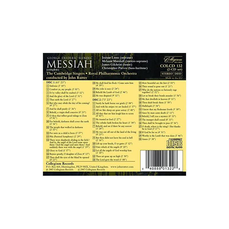 Handel - Messiah (complete work)