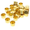 30Pcs Gold Aluminum Candle Holders Bulk Metal Cup Insert for