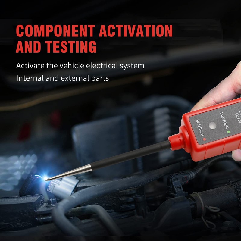 CADUFUELLY Power Circuit Probe Tester 6V-24V, Automotive Multi-Function Drive Test