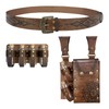 EpicCos 3 Pieces Medieval Alchemy Belt Waist Pack Combo with