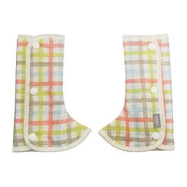 Nihon ETEX Cadry 01-105 Baby Carrier Drool Cover, Shoulder & Corner Cover, Check Orange