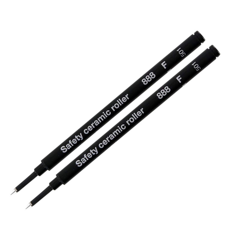 Schmidt German Roller Pen Black Refill Safety Ceramic Roller 888