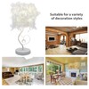 Feather Table Lamp, Bedside Table lamp for Bedroom, White Lamp