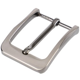 McFanBe 1.37 Inches (32-35mm) Alloy Belt Buckle Single Prong Square Replacement Buckle (Grey03)