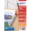 Avery Pocket Divider – Assorted Transparent Colours 12 Nails a4+