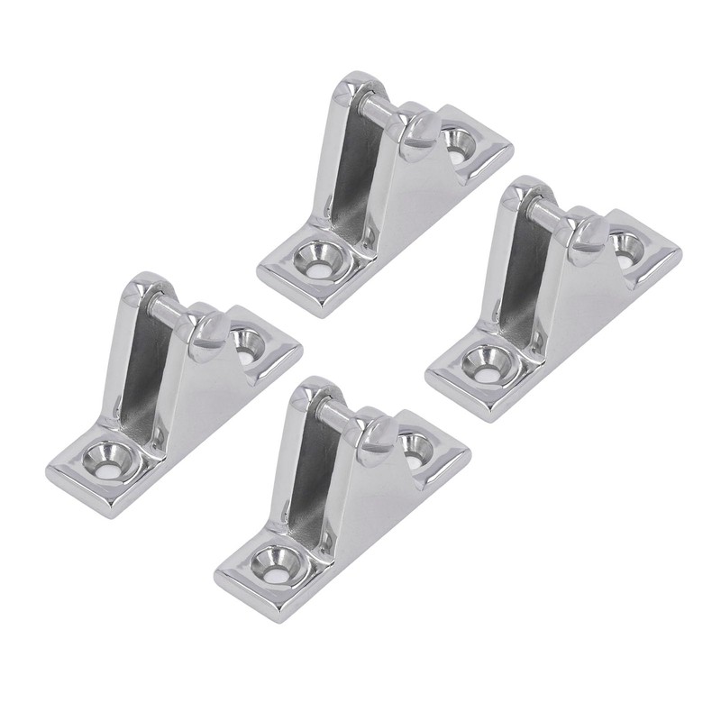 4 Piece Deck Hinge for Boat Top Mounting Accessories, Stainless