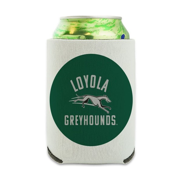 Loyola University Maryland Greyhounds Logo Can Cooler - Drink Sleeve