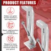 50-Pack Hidden Gutter Hangers 5 Inch K Style - Gutter