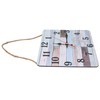 Wall Clock Industrial Style Silent Quartz Movement Density Board Large