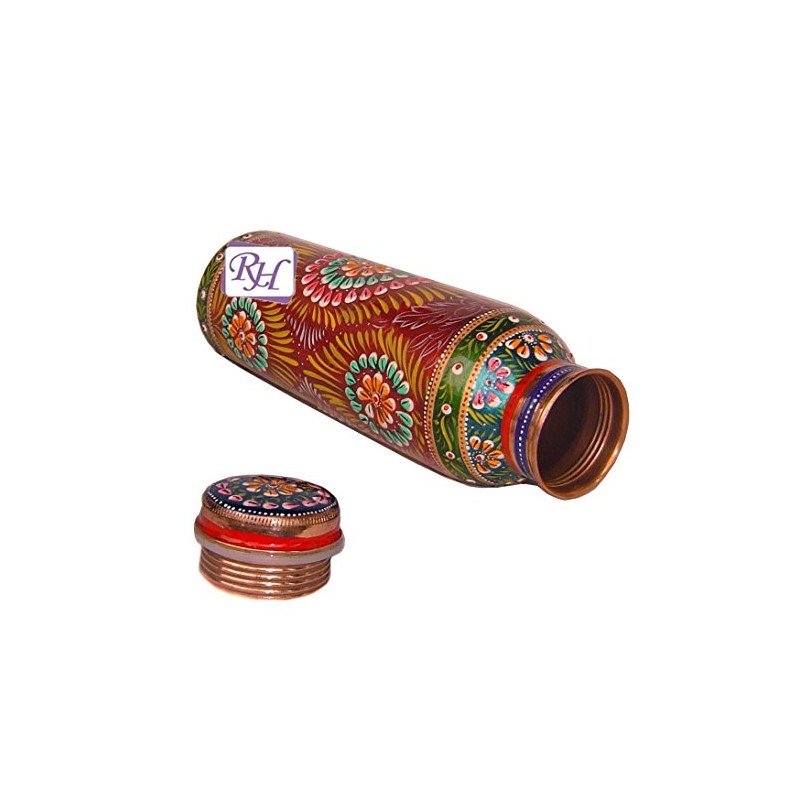 Pure Copper Water Bottle for (Joint Free & leak proof)