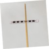 KOMBIUDA 6 Slot Wall Mounted Pool Rack Solid Wood Billiard