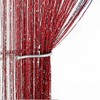 John Aird Jazz Glitter String Curtain Panel (Wine)