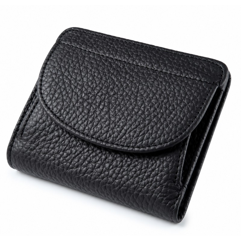 Women's Genuine Cowhide Leather Mini Wallet with RFID Protection –