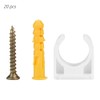 Plastic Pipe Clamp, Pipe Clamp, Pack of 20 16/20/25/32 mm