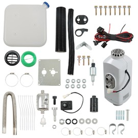 ANTUKO 12V Diesel Air Heater Muffler Kit Replacement for RV Car Bus Motorhome Boats