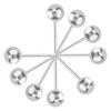 Yalis Push Pins Map Tacks 1/8-Inch Retro Metallic Color Beads
