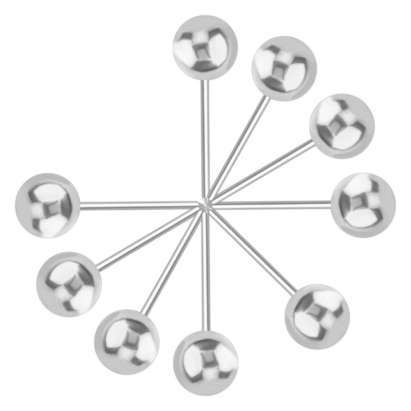 Yalis Push Pins Map Tacks 1/8-Inch Retro Metallic Color Beads