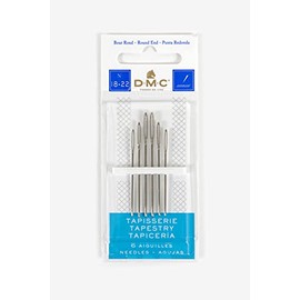 DMC 1767-18/22 Tapestry Hand Needles, 6-Pack, Size 18/22
