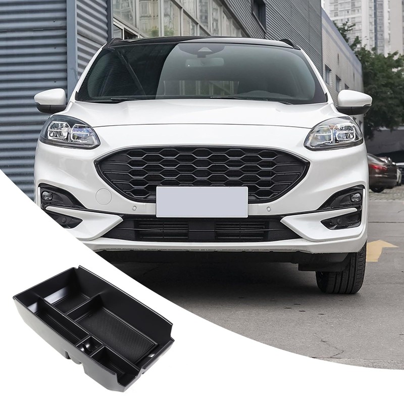 Lcojicep Central Control Organizer Storage Box Compatible with Ford Escape