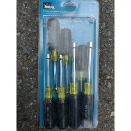IDEAL 35-299 Nut Driver Set 7 Pieces SAE Hollow BRAND NEW SEALED FREE SHIPPING