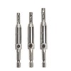 3Pcs Self-Centering Hinge Drill Bit Set - 1/4" Hex Shank