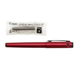 LIGHTIVE Fountain Pen, Liveable, Medium Point/M [Active Red] Lightweight Body, Stylish, Simple, F