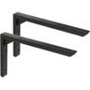 Mooche 25 cm L Shelf Brackets, Pack of 2 Shelf