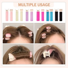 10Pcs Velcro Hair Clips, Volumizing Hair Clips,Velcro Clips For Hair, Volumizing Roller Clips, Hair Volume Clips For Roots, Volumizing Hair Root Clip, Hair Clips For Volume, Root Clips For Hair Volume