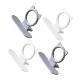 CAXUSD 4pcs Toilet Lid Handles for Bathroom Wc Seat Toilet Seat Lifter Tool Easy Clean Decorative Lifter for Home Office Hotel