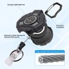 Chambom 2-Pack Retractable Keychain - Heavy Duty Badge Holder, Retractable