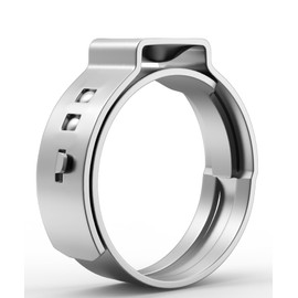 Bates- PEX Cinch Clamp Rings, 1/2", 50 Pack, Stainless Steel, 1/2 Pex Clamp, Pex Pipe Clamps, 1/2 Pex Crimp Ring, 1/2 Pex Clamps, 1/2 inch Pex Crimp Rings, Pex Clamps 1/2 inch, Pex 1/2 Crimp Rings