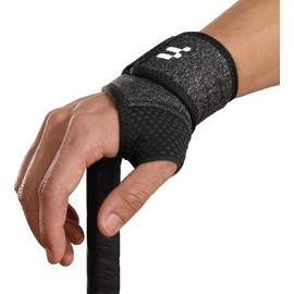Fitomo Wrist Support Strap with Soft Thumb Opening for Mild Carpal Tunnel Tendonitis Arthritis Sprains, Compression Hand Support for Women Men, Wrist Brace for Sports Work Typing Sleeping(Right)
