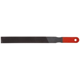 Simonds Hand File, American Pattern, Single/Double Cut, Rectangular, Black Oxide Coating, Coarse, 10" Length, 31/32" Width, 3/16" Thickness