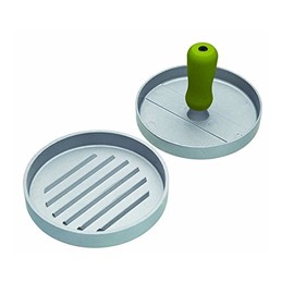 KitchenCraft Home Made Non Stick Burger Press with Recipe in Gift Box, Aluminium Quarter Pounder Maker, 11 cm