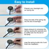 PATIKIL 40 x 20 mm Ceiling Light Spring Clamps Pack