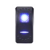 Garfour 12V5A Waterproof Blue LED Rocker Switch 5pin with Pattern