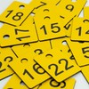 StayMax Plastic Numbered Tags Rectangle Key Number Tags Number Disc