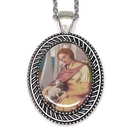Saint Necklaces (Silver, Saint Agnes)