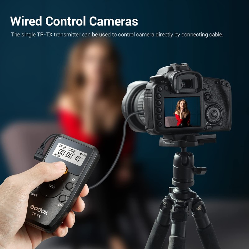 Godox TR-N3 Wireless Timer Remote Control for Nikon, Shutter Release