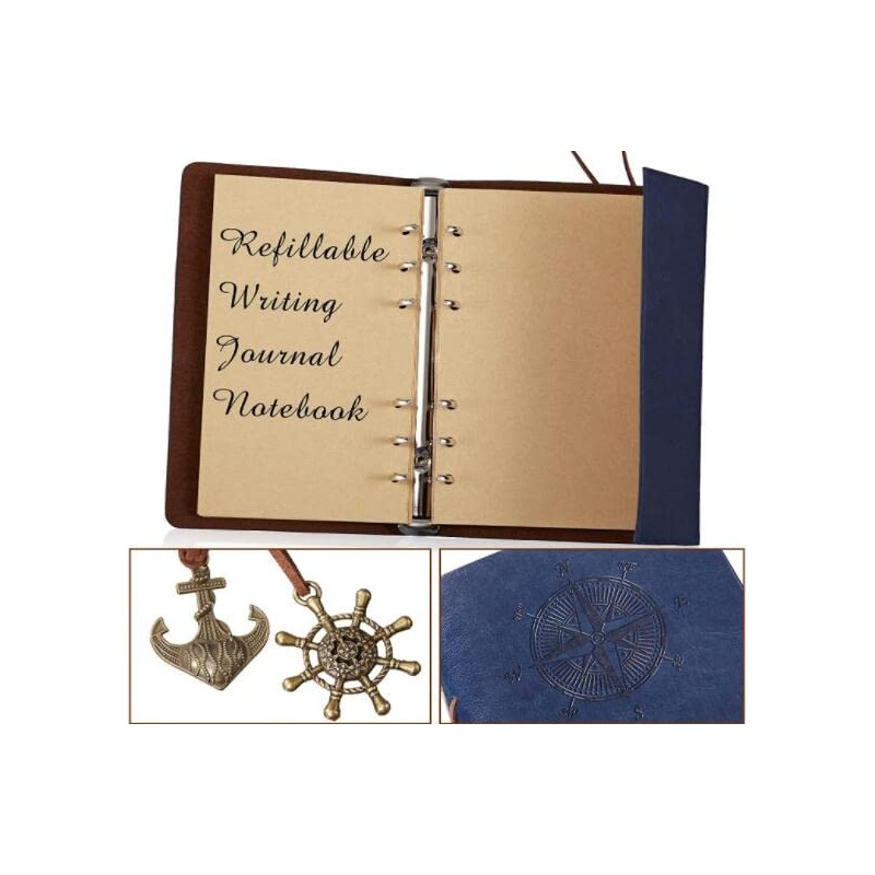 JNALFG Journal Nautical Journal Secret Notebook Notepad Diary Diary Solid
