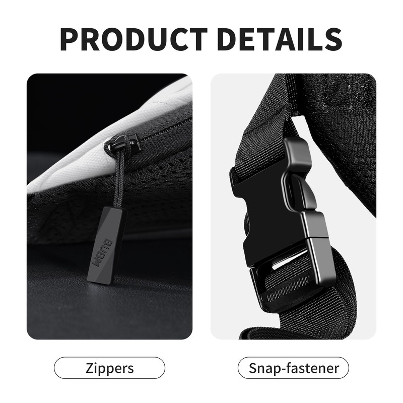 BUBM Bum Bag for Men and Women, Stylish Waist Bag