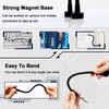 4 Pack Magnetic Helping Hands Soldering,Flexible Gooseneck Metal Arms for