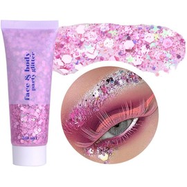 Gel De Brillo Corporal De 3 Colores, Traje De Neón, Fiesta Brillante para Y Cuerpo, Cabello, Uñas, Maquillaje En Barra con Brillo