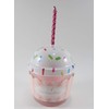 Cupcake Birthday Candle ~ Marshmallow Scented