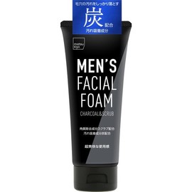 etc Matsukiyo Men's Scrub Face Wash Foam (Charcoal Infused) 130g / 마츠키요 남성용 스크럽 페이스 워시 폼 (차콜 함유) 130g