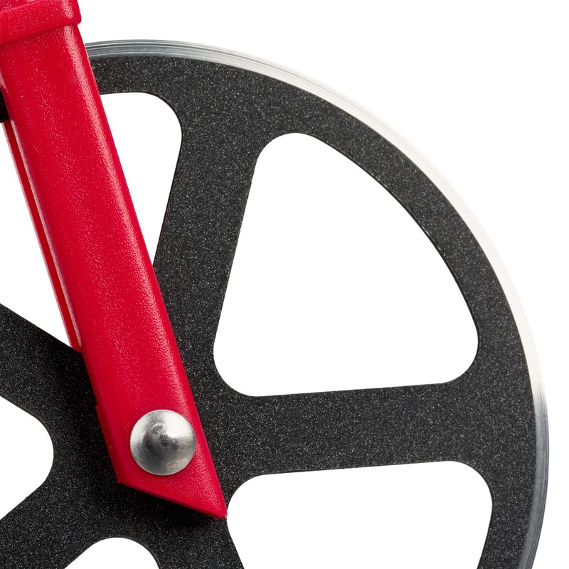 Relaxdays 1 x Bicycle Pizza Cutter, Funny Pizza Roller with