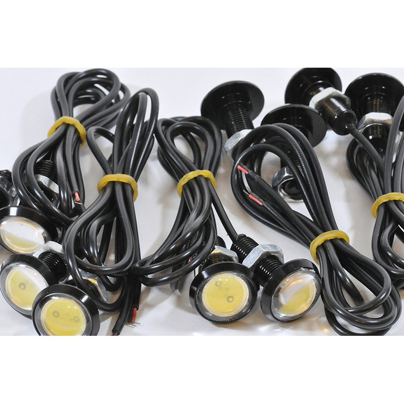 k-cocochi LED Round Cow Eye Daylight, Waterproof, 12 V, 10