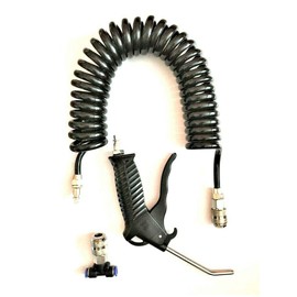 Compressed Air Gun 5 m Spiral Hose T-Piece Blow Gun Air Gun Truck